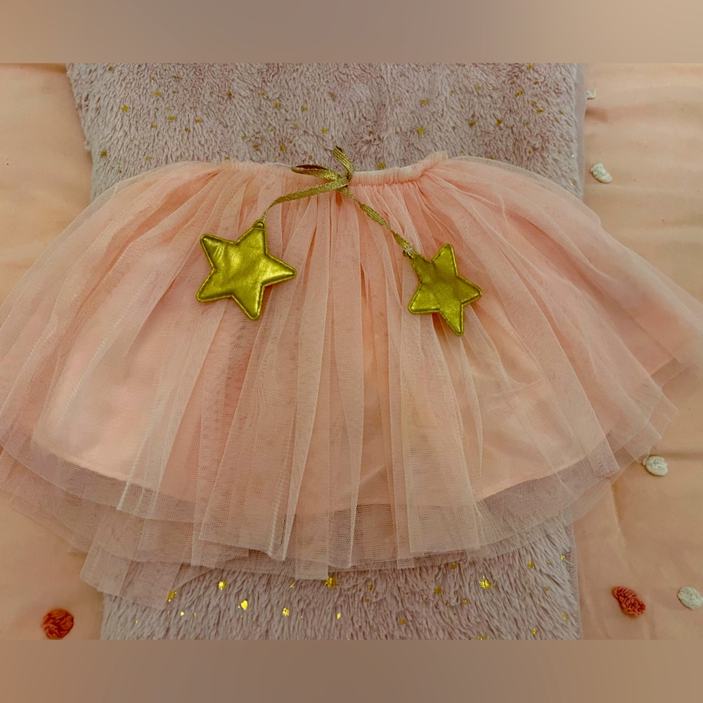 A beautiful ballet pink tulle shirt